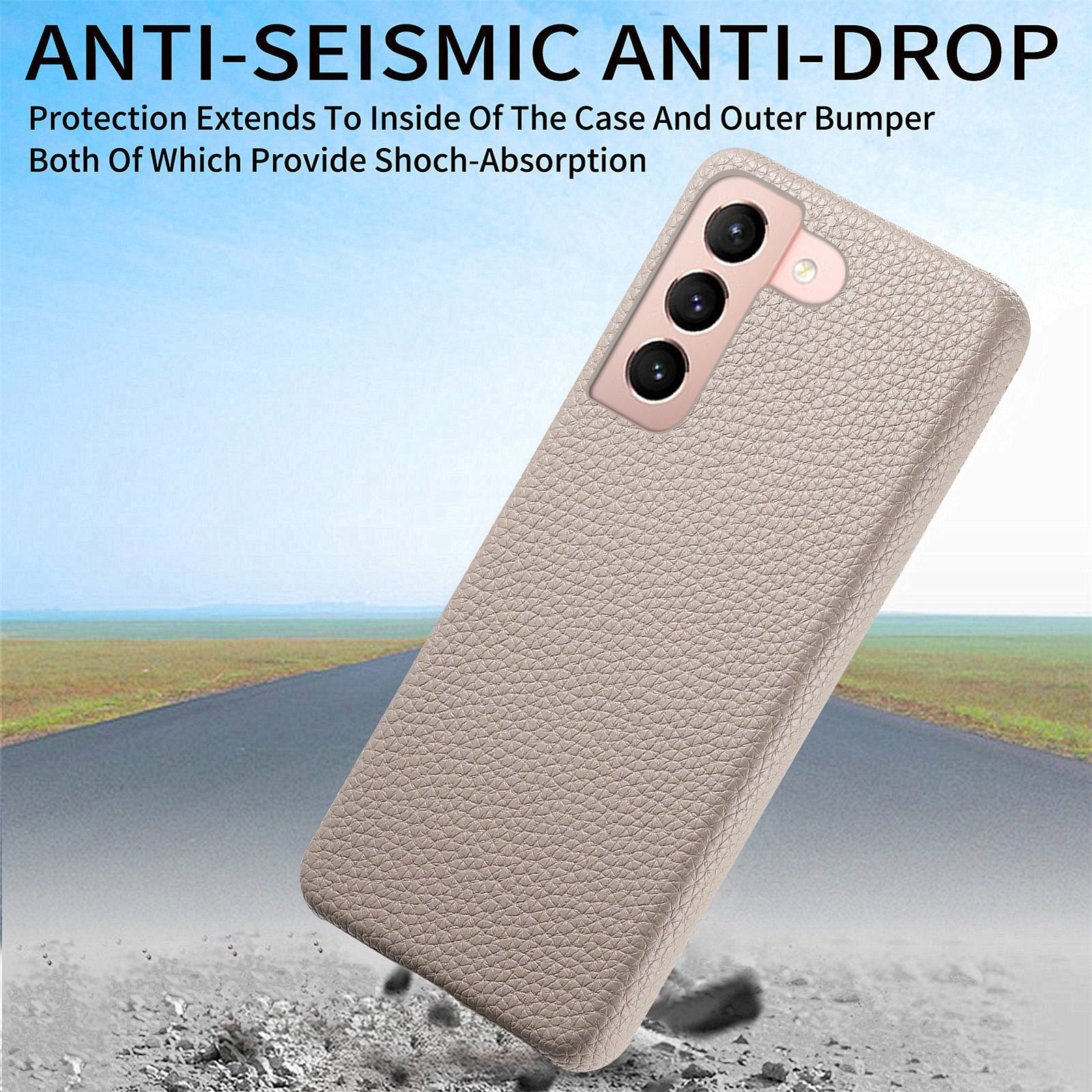 Y1 For Samsung Galaxy S21+ 5G Case Scratch-proof Litchi Texture Leather+PC Back Cover Y1 For Samsung Galaxy S21+ 5G Case Scratch-proof Litchi Texture Leather+PC Back Cover